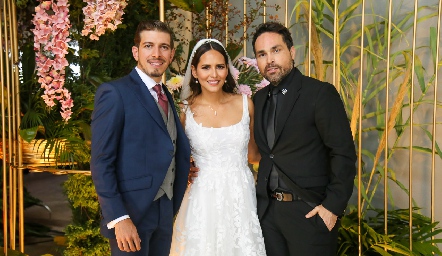  Juan Alfonso Duarte, Cristina Dávila y Luis Ozuna.