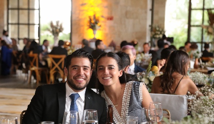  Mauricio Martínez y María José Zacarías.