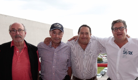  Roberto López, Fernando López, Adolfo Arriaga y Jacobo Payán.