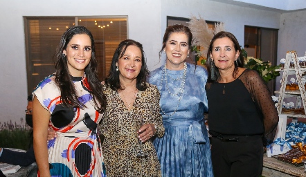  María Rosa Mejía, Rosa María Maza, Cristina Galán y Marcela Valle.