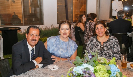  Alberto Kasis Chevaile, Cristina Galán y Dalel Kasis.