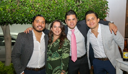  Daniel, Sofía, Rubén y Julio