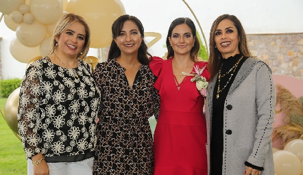  Marcela Benez, Nereida Anaya, Zaira Hervert y Chachis Albarrán.