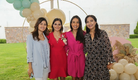  Mariana Yishima, Zaira Hervert, Mariana Guerrero y Nereida Anaya.
