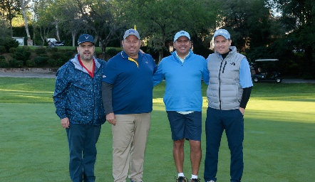  Gerardo Pedrajas, Cayetano Morales, Juan Ariel Reyes y Polo Vega.