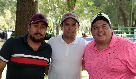  Oswaldo Pérez, Alejandro Ortiz y Luis Garza.
