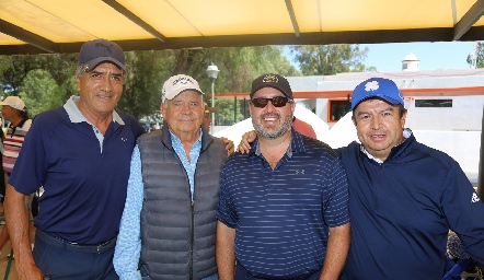  Raúl Flores, Alejandro Hernández, Daniel Carreras y Jesús Ortiz.