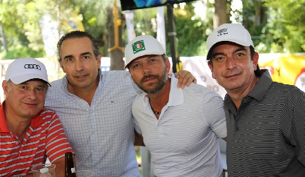  Enrique Minondo, Alejandro Elizondo, Víctor Muñoz y Oscar Silos.