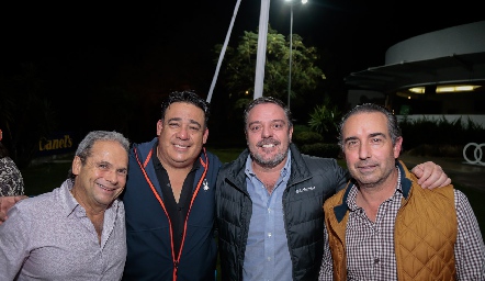 Paulino Cavazos, Emmanuel Guevara, Héctor Morales y Alejandro Elizondo.