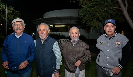  Miguel Delgado, José Fajardo, Leonel Fajardo y Antonio Márquez.