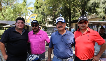  Luis Garza, Oswaldo Pérez, Alejandro Ortiz y Sergio Ibarra.