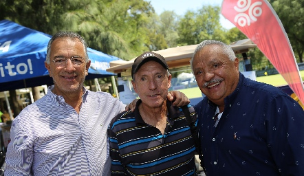  Janos Abud, Jaime Díaz Infante y Antonio Curiel.