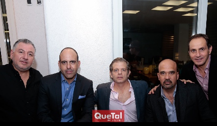  Rodrigo Villasana, Félix Feres, Juan Carlos Feres, José Manuel Assad y Manuel Abad.