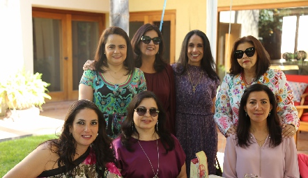  Coco Leos, Cynthia Sánchez, Rosy Hernández, Paty Valadés, Becky Alcalde, Gaby Martínez y Claudia Pozos.