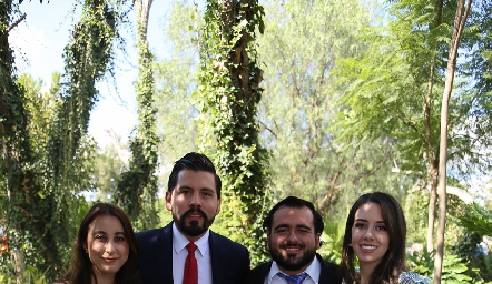  Daniela Bermúdez, Adrian Reynoso, Salvador  Guerra y Alejandra O’farril.