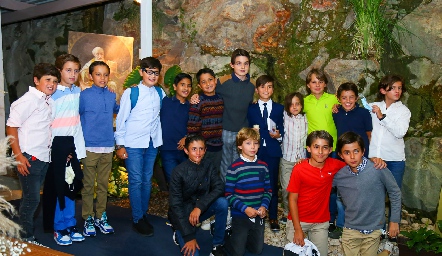  Rodrigo Díaz con sus amigos.