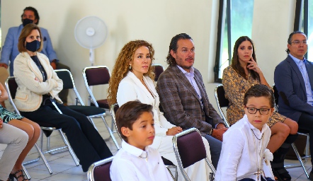 Primera Comunión de Conrado Stevens Díaz de León y Jerónimo Villegas Meade.