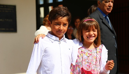  Conrado con Sofi.