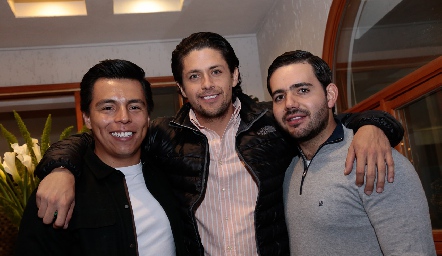  Lisandro Bravo, Roberto Fernández y Mauricio Mahbub.