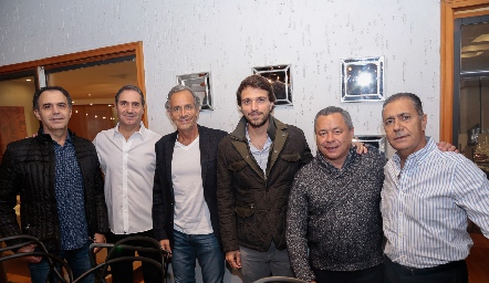  Héctor Mahbub, Luis Antonio Mahbub, Francisco de la Rosa, Santiago Gaviño, Lisandro Bravo y José Manuel Lázaro.
