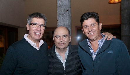  Mauricio Alcalde, Juan Romo y Luis Tinajero.