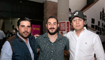  Javier Nava, Miguel Quero y Jorge Gómez.