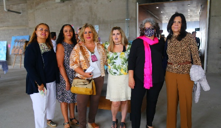  Mónica Martínez, Cristina Meade, Luz Elena Solana, Silvia Foyo, María José Carregal y Lourdes Ramírez.