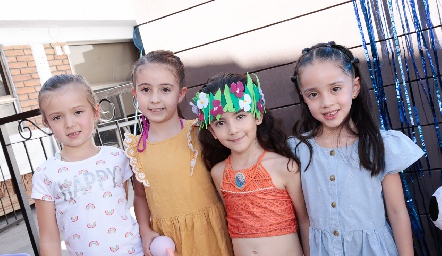  Valeria de la Llave, Ana José Enríquez, Ana Pau Ávila e Inés Zavala.