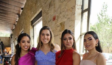  Jimena Hernández, Fernanda González, Grey Subyaga y Paulina Hernández.