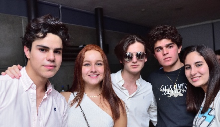  Fran Leos, Nuria Naranjo, Pato Sarquis, César Morales y Ana Karen Nandueza.