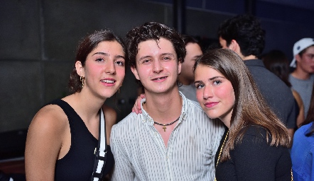  Julia Morales, Braulio Romero y María Emilia Díaz.