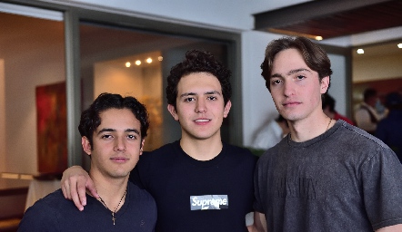  Ezequiel Zárate, Juan Carlos y Diego.