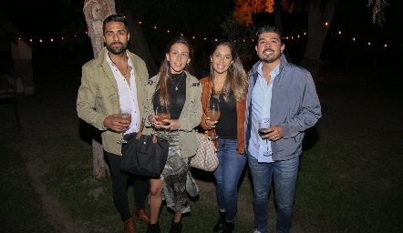  Ricardo Barajas, Regina Díaz, Aura Ruelas y Fernando Tangassi.