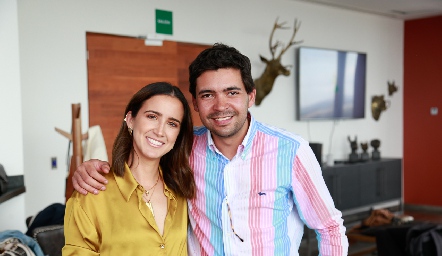 Paulina García y Ernesto Navarro.