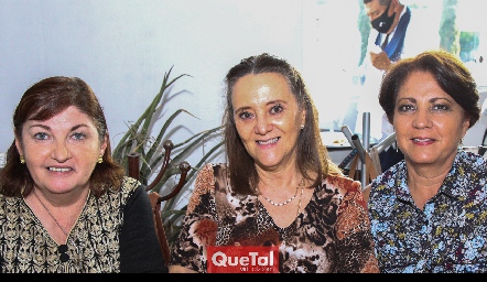  Bety Villalba, Tere Alatorre y Sandra Gaviño.