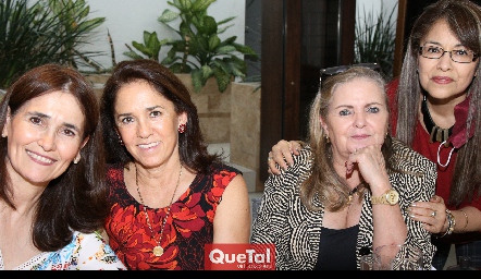  Erika Garay, Lucía Rangel, Roxana Dent y Tere Hernández.