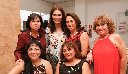  Adriana Mares, Cecilia Warburton, Tere Dimas, Erika Garay, Lucía Rangel y Margarita Hernández.