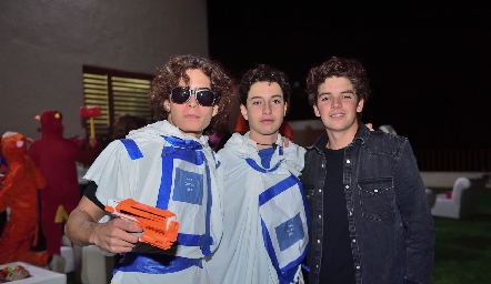 Manuel González, Roberto y Pato Vera.