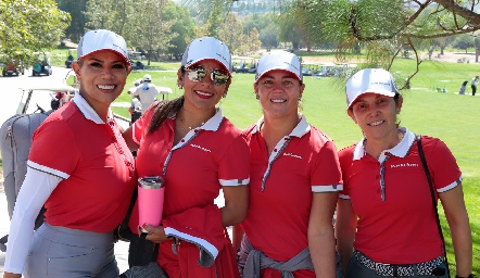  Yolanda Robledo, Linda Estrada, Silvia Garza y Sheila Cruz.