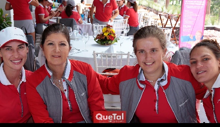  Olesia Shevchenko, Marus Hernández, Sofía Torres y Maricela Pérez.