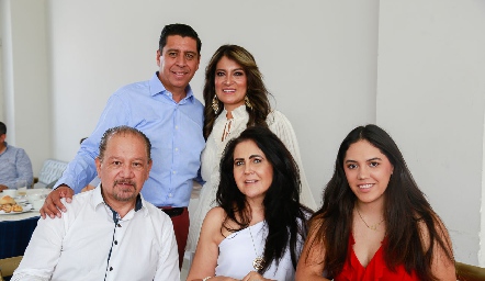  Ana Luisa Martínez, Oscar Macías, Martin Torres, Ana Fonte y Arantza Torres.