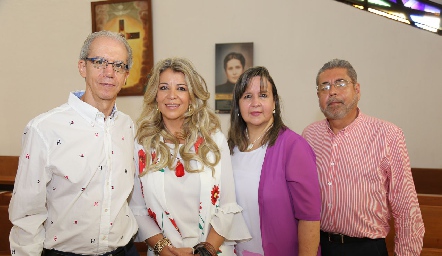  Hugo Barragán, Cecilia Macías, Estela López y José Miguel Macías.