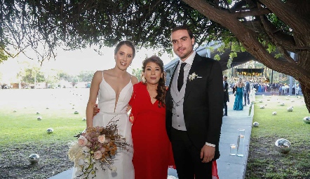  Mónica Torres, Gaby Enríquez y Manuel Saiz.