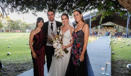  Ana Suárez, Manuel Saiz, Mónica Torres y Paula Rubio.