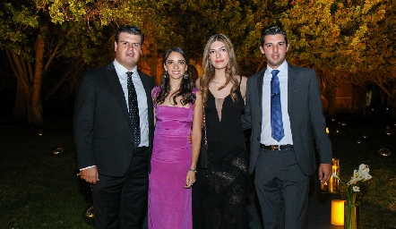  Mauricio Labastida, Sofía Álvarez, María José Macías y Jerónimo Labastida.