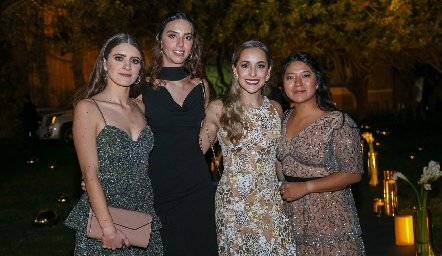  Paola Gutiérrez, Mercedes Bárcena, Lau Bravo y Ana Meche Cifuentes.
