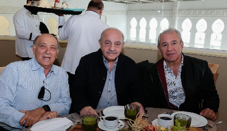  Guillermo Medlich, Juan Sarquis y Fernando Abud.