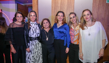  Gaby Medlich, Anushcka Meade, Elsa Montante, Marilú Gómez, Maricarmen Ayala y María Elena León.
