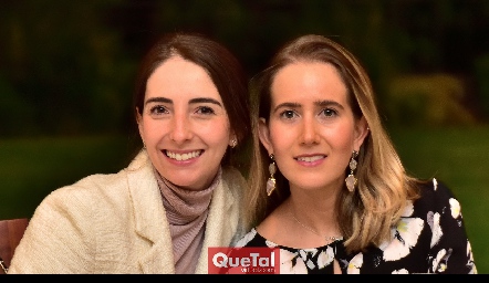 Mariana Alcalá y Lucía Martín.