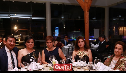 Guillermo Ramírez, Liz Gama, Lorena Villarreal, Carmen Aranda, María Guadalupe Manteca.
